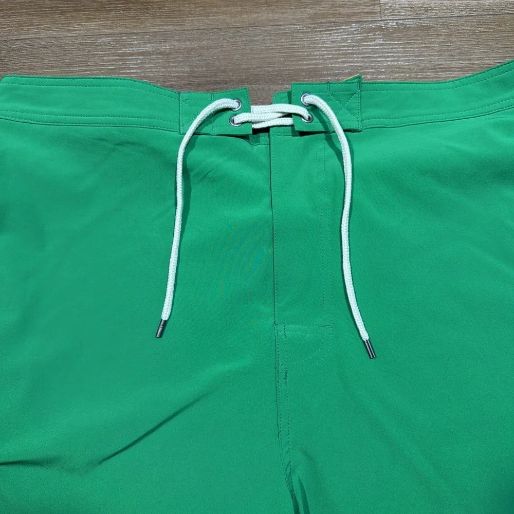 Polo Ralph Lauren Trunks Men's 1XB Long Kailua Trunks Pocket Mesh Lined Orange